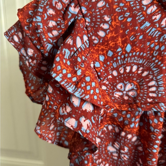 Rose + Olive Perfect Fall Blouse in Size Medium - Picture 5 of 6